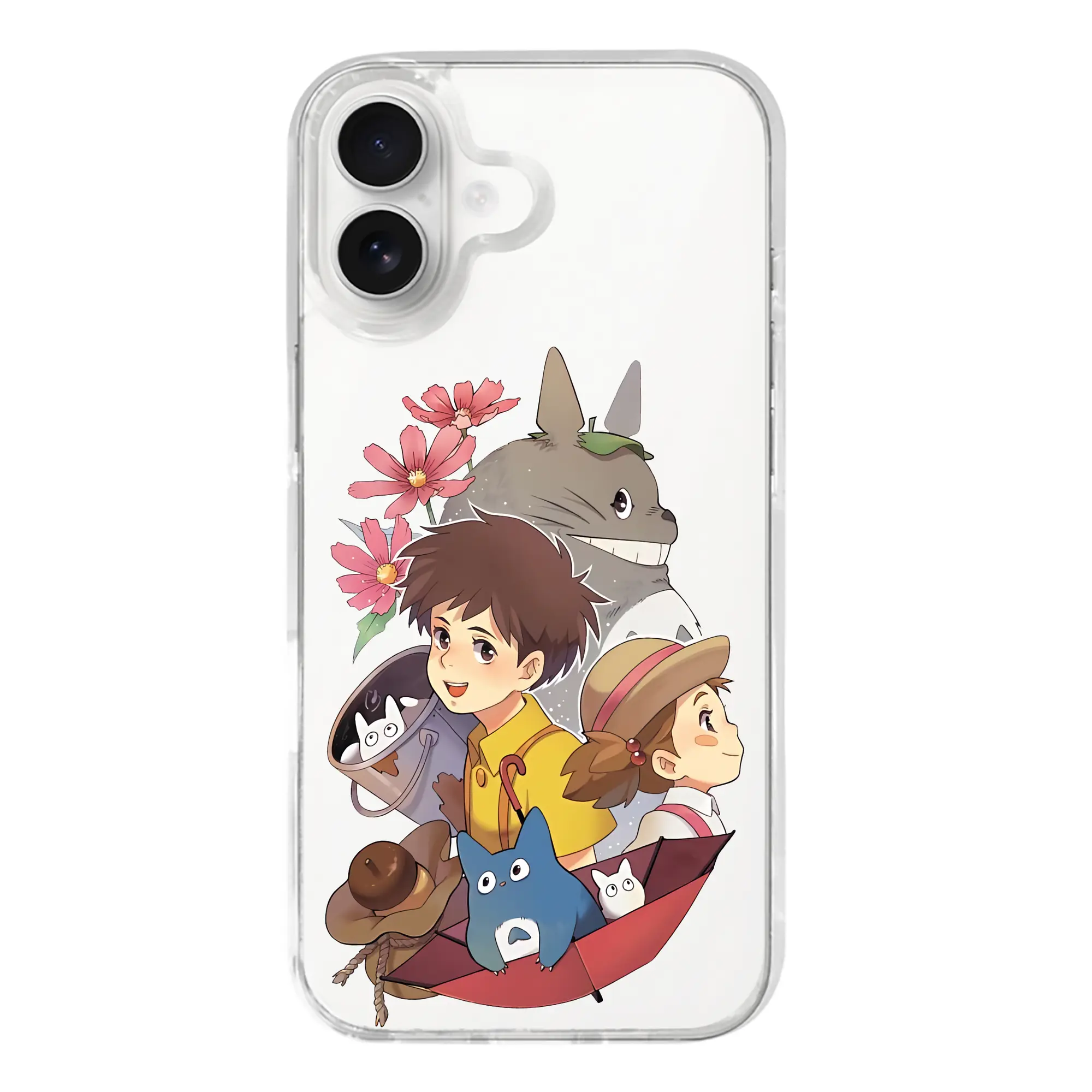 となりのトトロ グッズ 草壁 メイ - iPhone 17シリーズ 透明スマホケース – 薄型・耐衝撃・精密フィット保護カバー